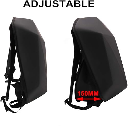 Miniatura 2 de Mochila de motocicleta de carcasa dura de fibra de carbono impermeable de 30 litros de gran capacidad