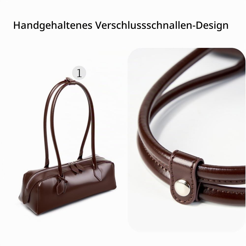 Damen Unikate Design Großvolumige Axella Tasche - Lange Streifen Schultertasche für Frauen | Premium Leder Modische-Tasche | Alltagstragetasche