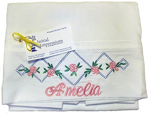 custom embroidered pillowcases