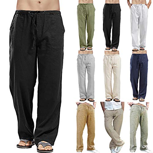 Minetom Uomo Pantaloni Larghi Estate Casual Baggy