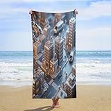 Microscopic City Beach Towels...
