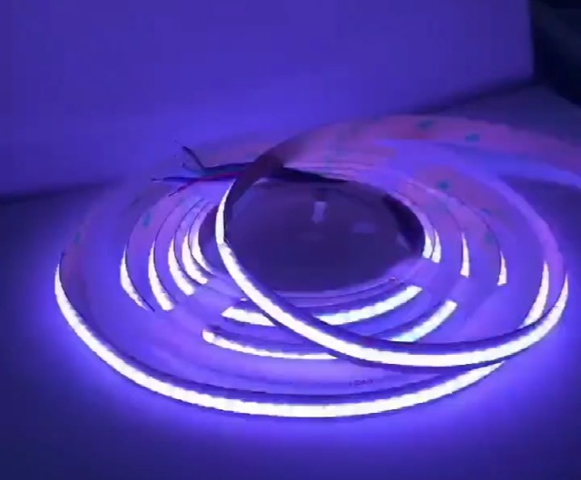 Image of COB Strip Lights, DC12V 16.4ft /5m Super Bright Dimmable 51200LM LED Light Strips, High Density Non-Waterproof 2560 LEDs Ribbon Light, More Evener Lighting Than SMD Strip Lights (Red)