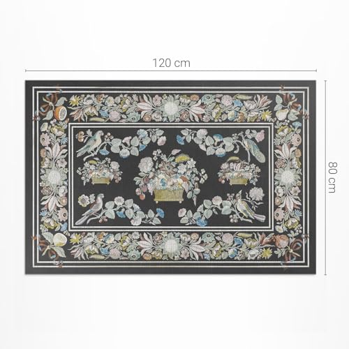 Tapis extérieur PVC rectangle imperméable pour balcon et jardin