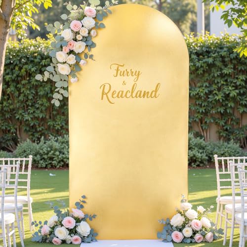 Funda para Arco Fondo Dorado 7.2FT para Eventos miniatura 7