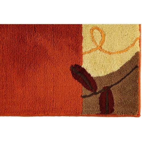 Meusch Bath mat Idyll 55x65cm in brandy brown, Polyacrylic, 55 x 65 x 2 cm