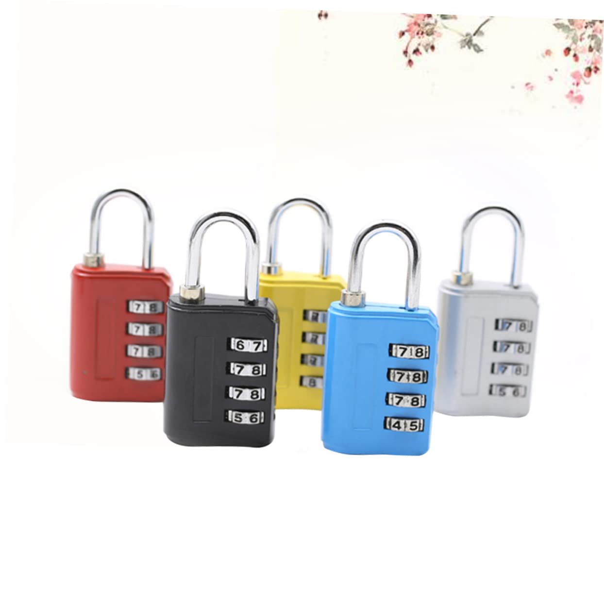 SHERCHPRY 15pièces Cadenas à Chiffres Alliage De Lot De Verrouillage Sécurisé Pour Valises à Et Casiers Couleurs Assorties