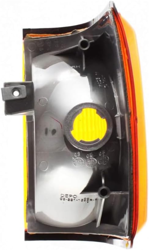 CarLights360 For Ford F-150 1987 88 89 90 1991 Parking Light Assembly Unit Passenger Side Chrome FO2521105