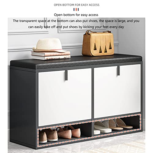 Armoire à chaussures en bois massif pour un salon bien rangé