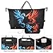 Fire Phoenix Travel Duffle Bag for Men Women Gym Bag with Storage Bag Weekender Bag Carry on Bags for Travel Trip Gym Yoga