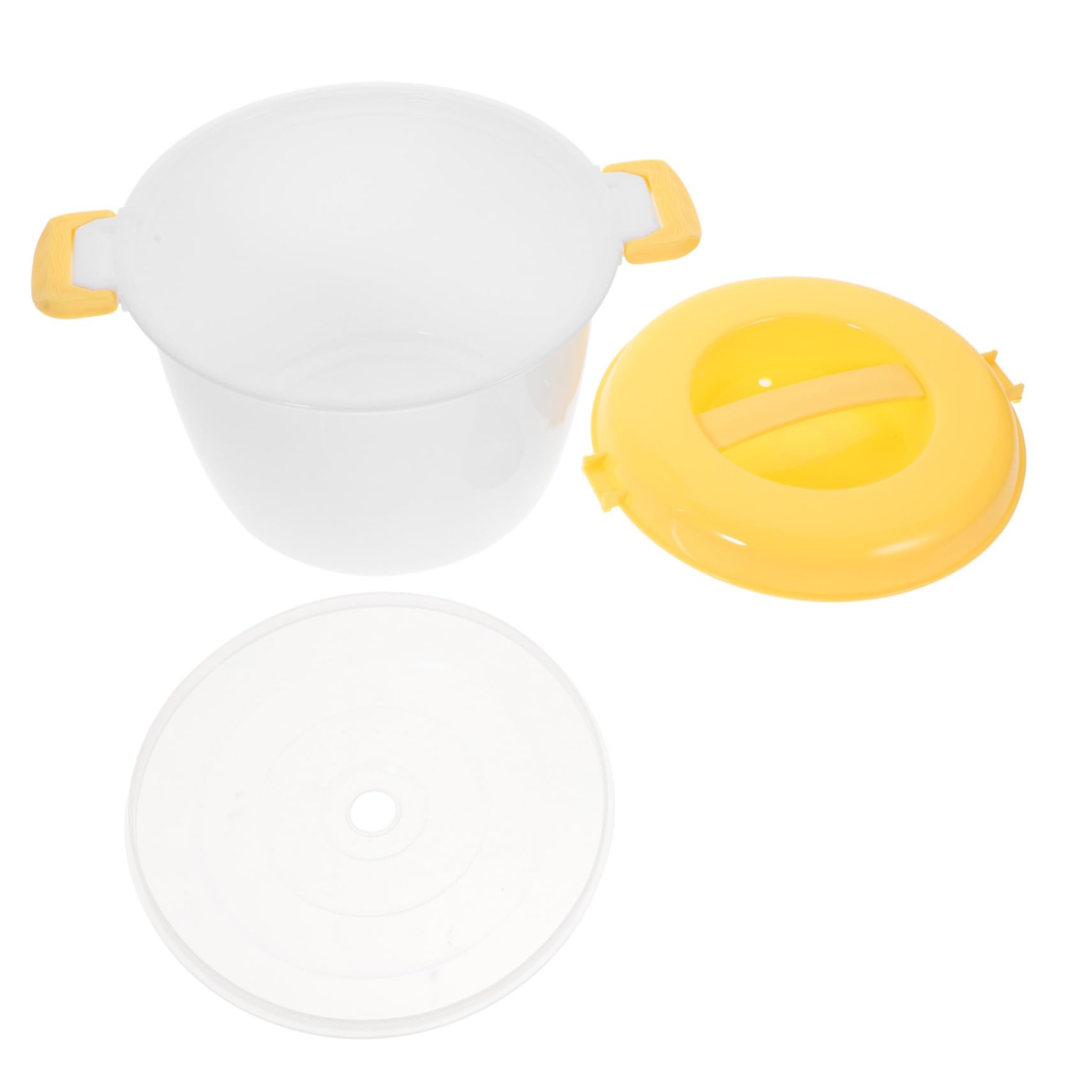 Alipis Microwave Rice Cooker Multifunctional Kitchen Tool for Home Office and Restaurant Use Food Grade with Steam for Even Heating and Flavor Preservation