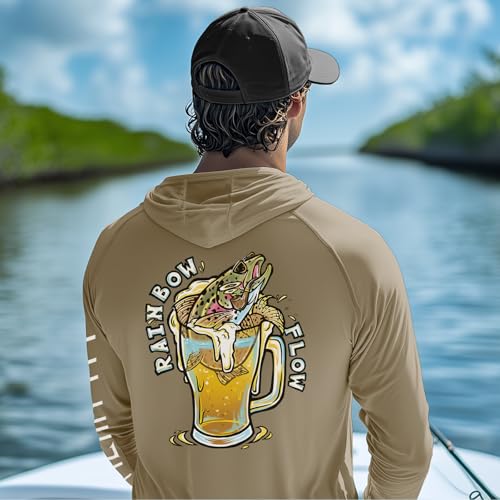 Image of Palmyth Fishing Shirts for Men Long Sleeve UPF 50+ Sun Protection Hoodie
