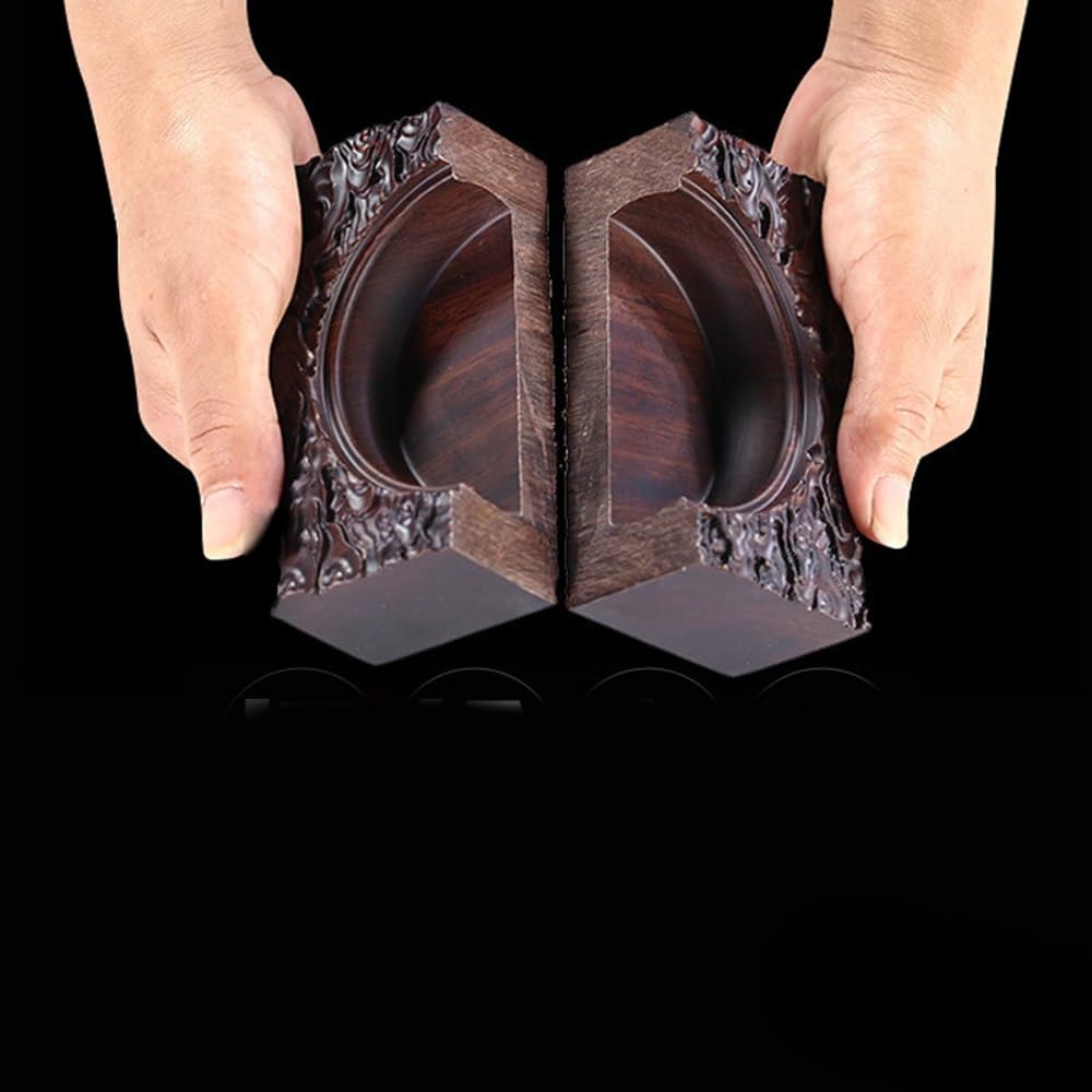 Espositore per Gioielli Piastra for stufa for aromaterapia in legno massello con bruciatore di incenso retrò