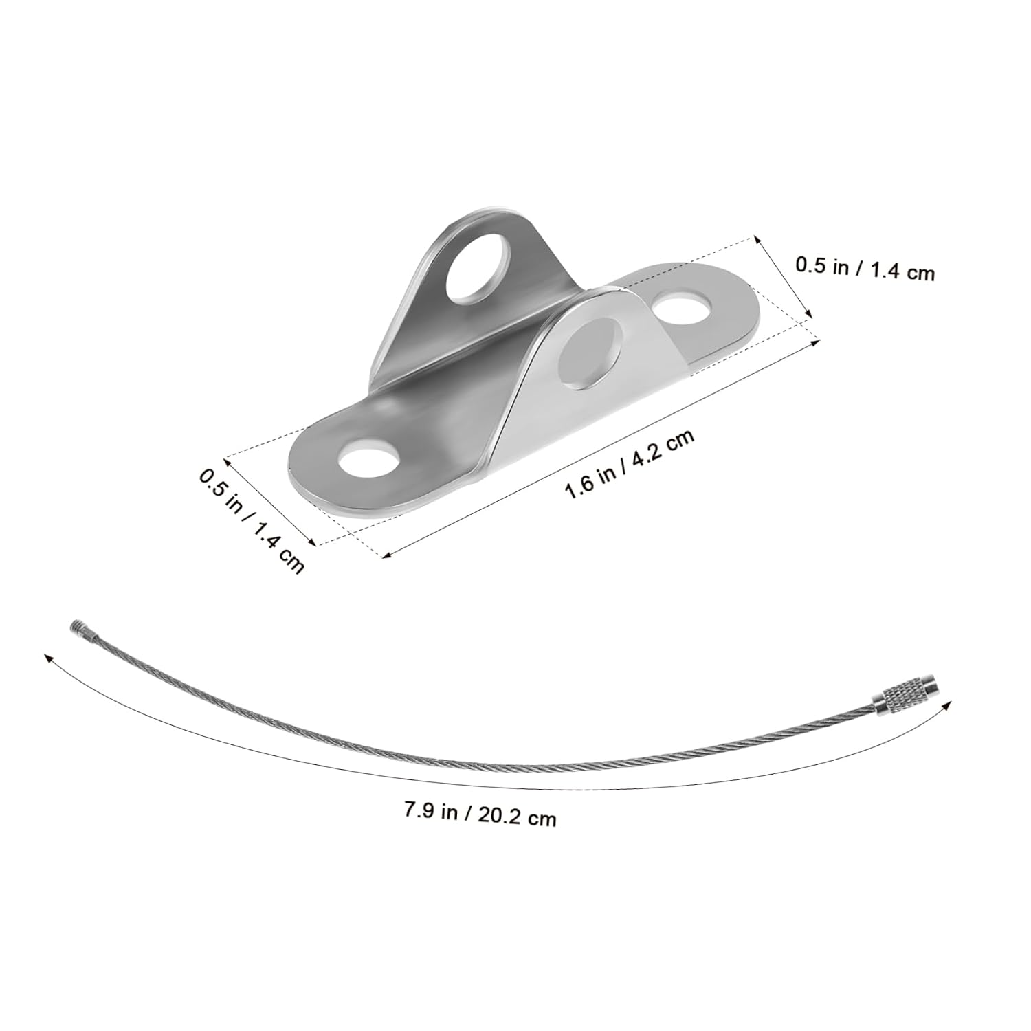 SHOWERORO 6sets Furniture Anchors for Wall Tip Device Safety Straps Secure Bookshelf Dresser Cabinet Proofing