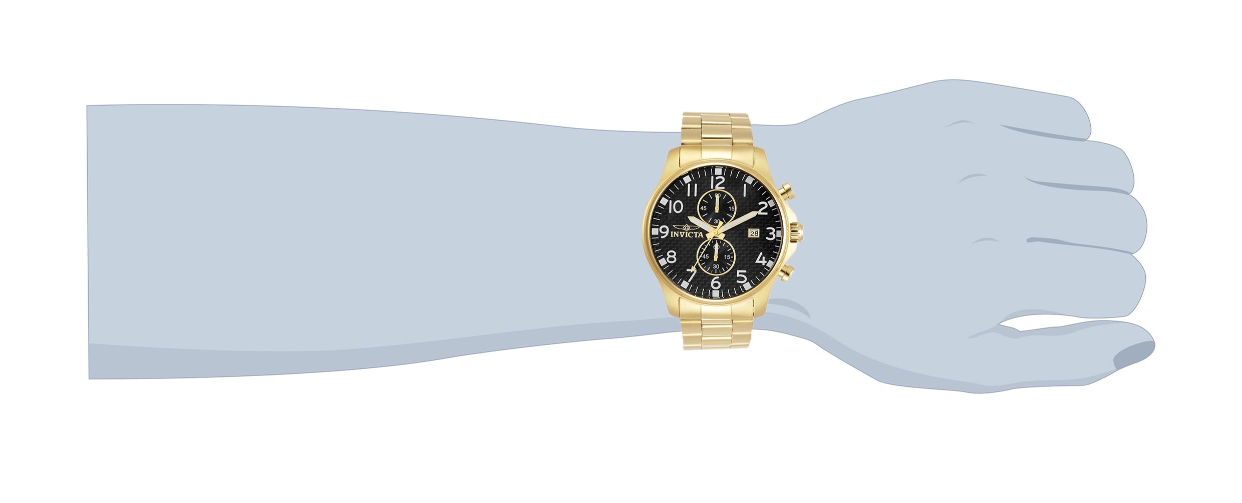 Invicta Specialty 0379 - Reloj de cuarzo para hombre, 48 mm