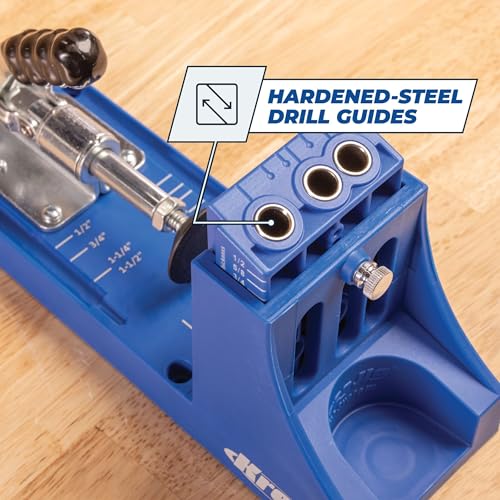 Image of Kreg K4 System - With R3 Jig, Drilling Guide & Dust Collection - Adjustable, Versatile Jig - Create Rock-Solid Joints - For Materials 1 /2 inch to 1 1 /2 inch Thick - K4SYSTEM