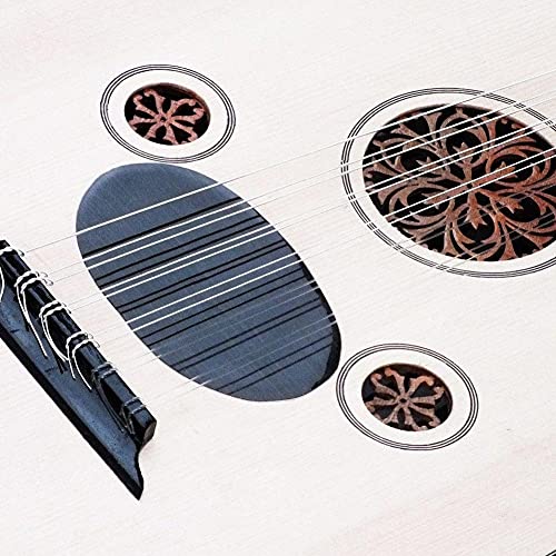 Cordas Oud, Liga de Cobre Banhada a Prata de Nylon Transparente, Conjunto de Cordas Oud de Tensão No