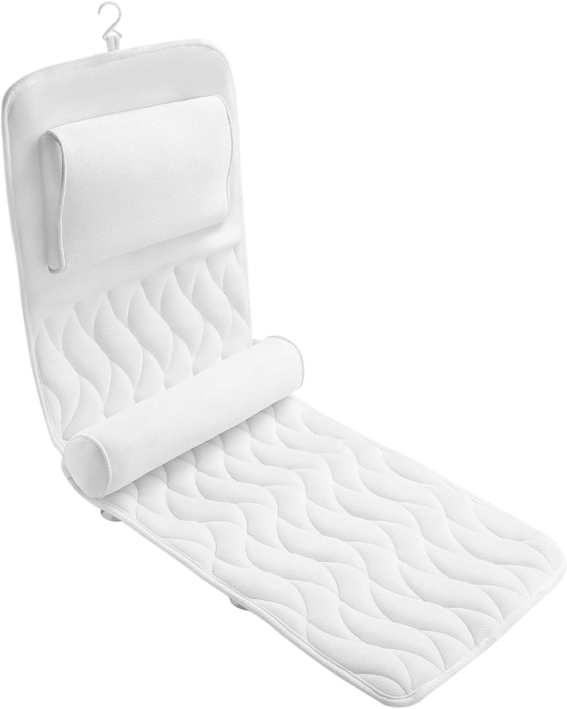 Thickened Nonslip Bathtubs Pillow Back Neck Mat Breathable Meshes Fabric Full Body Bath Pillows Bathtubs Mat