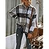 UANEO-Womens-Casual-Plaid-Button-Down-Long-Sleeve-Wool-Blend-Shirt-Jacket-Shackets UANEO Womens Casual Plaid Shacket Button Down Fall Flannel Shacket Jacket Women (White-S)