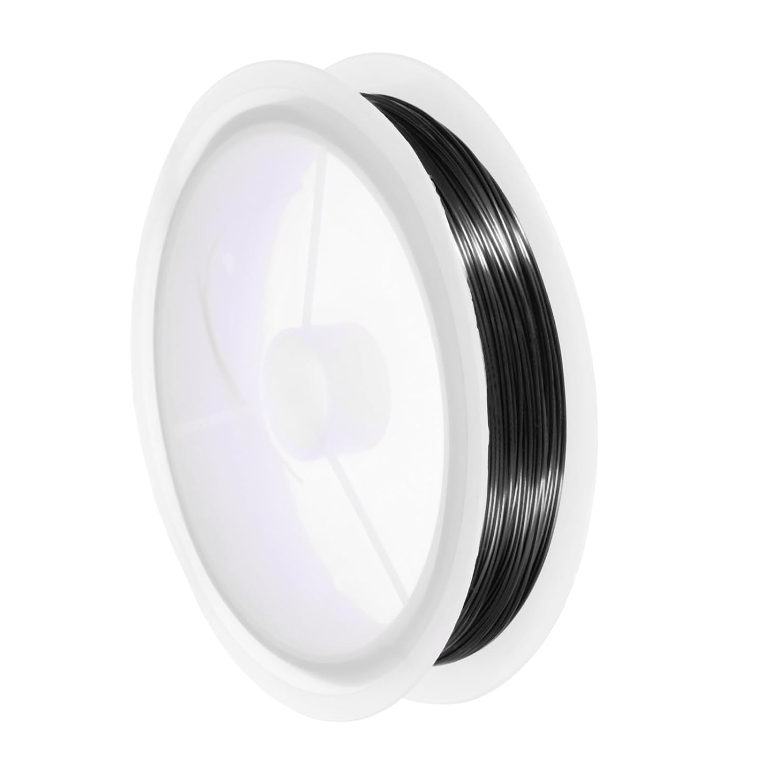 sourcing map 24 Gauge(0.5MM) Copper Wire for Jewelry Making Tarnish Resistant Beading Wire for Jewelry Making Crafts Supplies, Black,18M