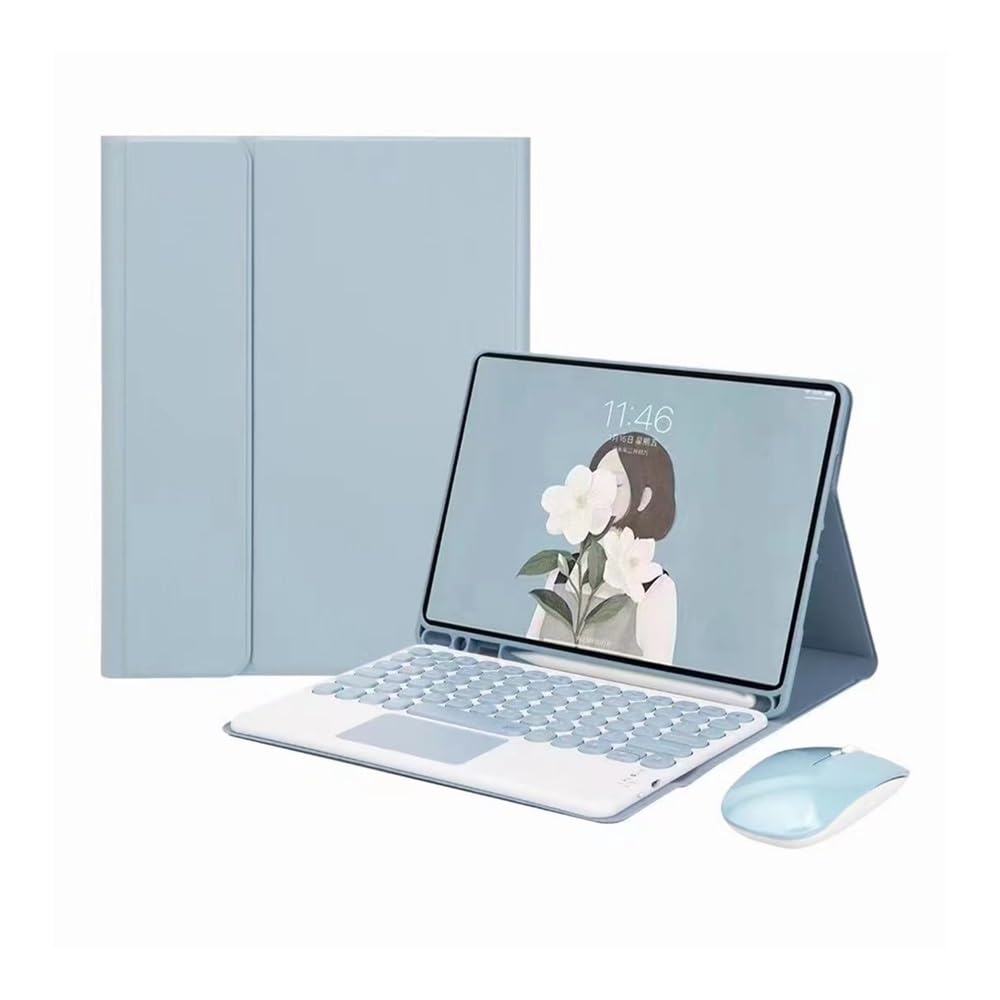 Funda con teclado para Galaxy Tab A9plus ideal para estudiar y teletrabajar 6