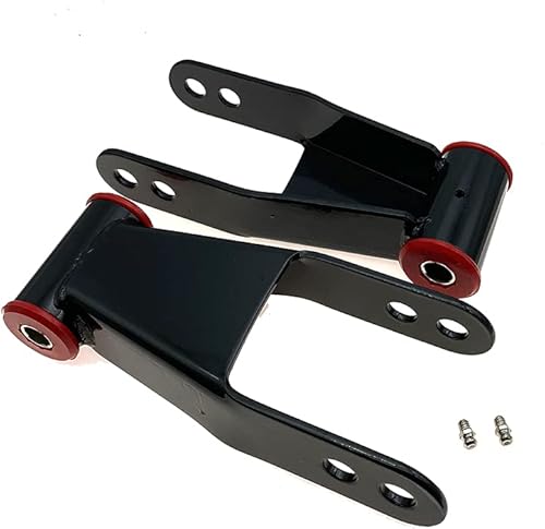 Kit de grillete trasero de 2 pulgadas para Chevy Tahoe Silverado K1500 K2500 S10 GMC Yukon Sierra C1500 C2500 Ranger F-150 Reemplazar 410520