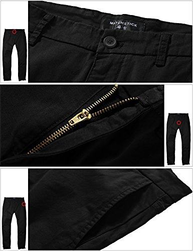 Image of Match Men's Regular Fit Comfort Stretch Casual Chino Pants
