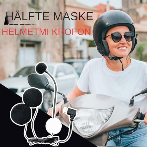 Casque de moto avec connecteur de type C étanche extérieur