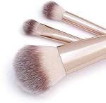 MAGEFY 22 Pcs Makeup Brushes with Case, Professional Makeup Brush Set Face Foundation Brushes Blending Powder Blush Eyeshadow Brushes Makeup Gift for Women Girls (Champagne）