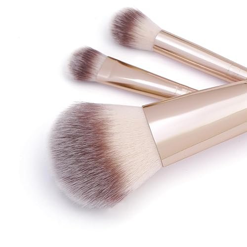 Miniatura 7 de MAGEFY Brochas de maquillaje, 22 piezas profesionales de alta calidad, juego de brochas de maquillaje sintéticas con estuche, cepillo para sombra de