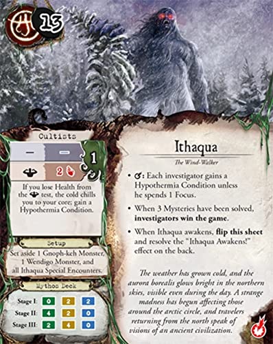 Eldritch Horror Mountains of Madness Expansión miniatura 4