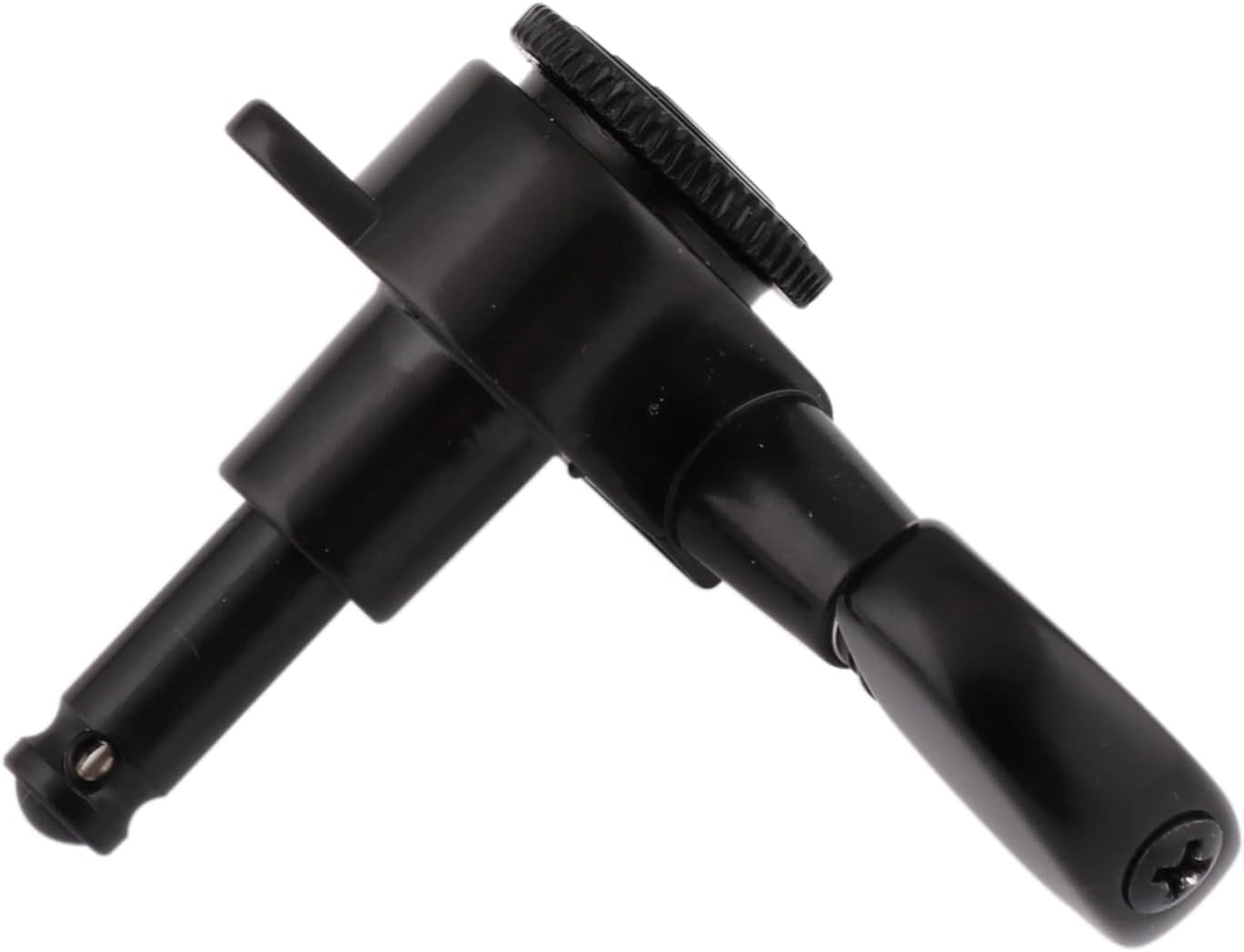 Metallor Locking Guitar String Tuning Pegs Tuning Keys Machine Heads Tuners 18:1 Gear Ratio 3L 3R for Electric Guitar or Folk Acoustic Guitar Parts Replacement Half Round Head Black.