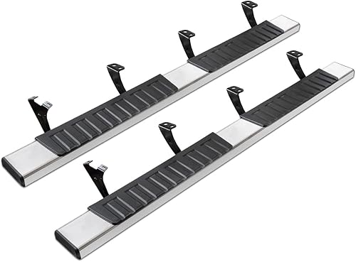 CLIMWA Estribos de 6 pulgadas compatibles con Toyota Tundra Crewmax Cab 2022-2024. Estribos para Toyota Tundra, barras Nerf, escalones laterales, CLIMWA Estribos de 6 pulgadas compatibles con Toyota Tundra Crewmax Cab 2022-2024. Estribos para Toyota Tundra, barras Nerf, escalones laterales,