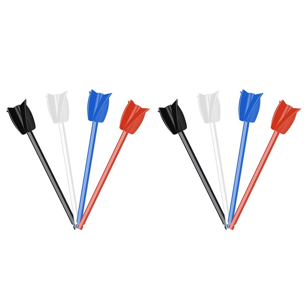 Ctrlzs 8Pcs Epoxy Mixing Stick Paint Stirring Rod Putty Cement Paint Mixer Attachment With Drill Chuck For Oil Paint
