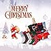 ZEAL WOOD Christmas Stocking Socks, Holiday Casual Gifts For Women 1/3/6 Pairs