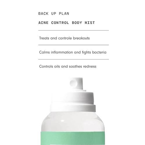 Miniatura 6 de Versed Rocío corporal de control de acné de respaldo - Tratamiento de manchas + spray de ácido salicílico con aceite de árbol de té y hamamelis -