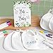 Golibra 33Pcs Baby Shower Games, Bib Decorations Set with 20 White Bibs 12 Color Fabric Markers and 1 Wooden Game Sign, DIY Baby Shower Activity Kit for Gender Reveal Party Decor Supplies