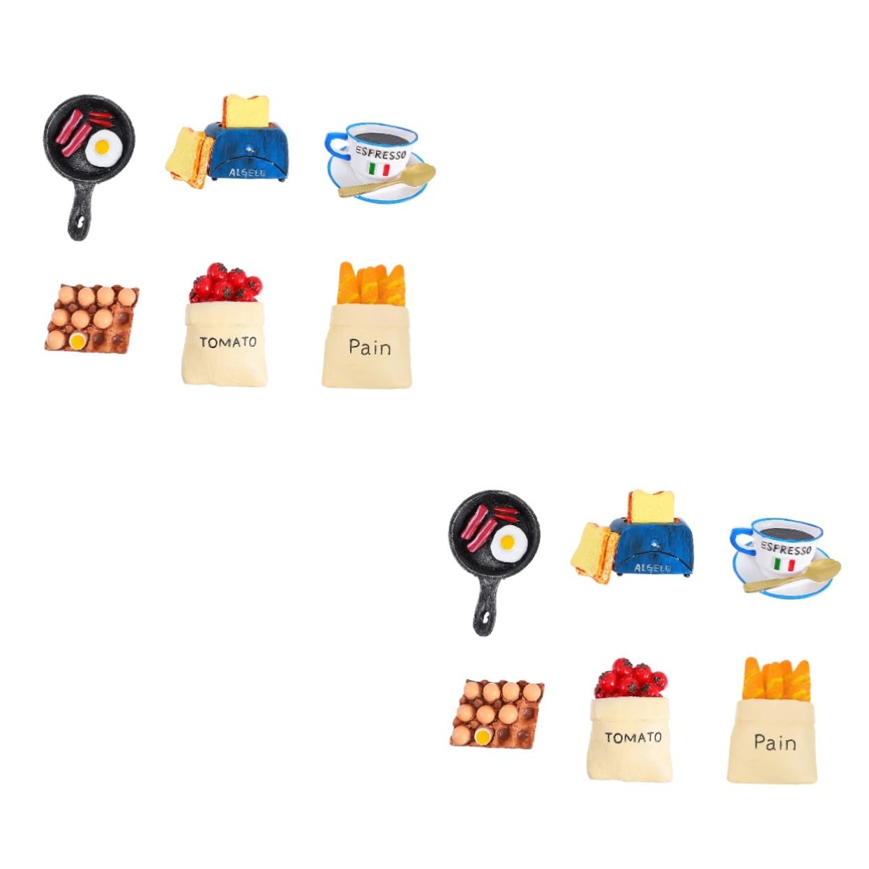 Aimants jouets Cabilock en résine résistante pour tableau et frigo 12 pièces