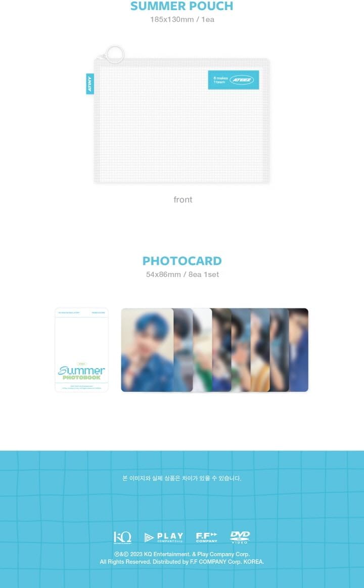 ATEEZ - 2023 SUMMER PHOTOBOOK + Pre-Order Benefit