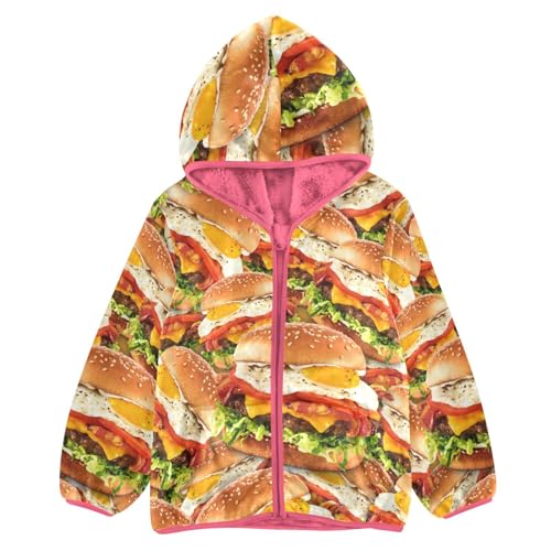 Girls and Toddlers Zip-Up Hoodie Sweatshirt Toddler Hooded Jacket