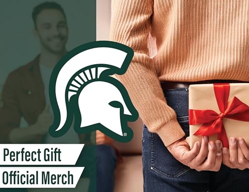 Image of Michigan State Stickers Decal MSU Merch Gift Spartan Car Water Bottle 14 Pc