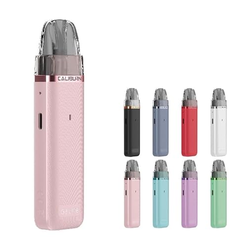 [EF Caliburn G3 Lite Pod System Kit 1200mAh 2.5ml Jo[ W[X[ Cg |bh dq^oR Vape xCv X^[^[Lbg jR`t[ (Pastel Pink)