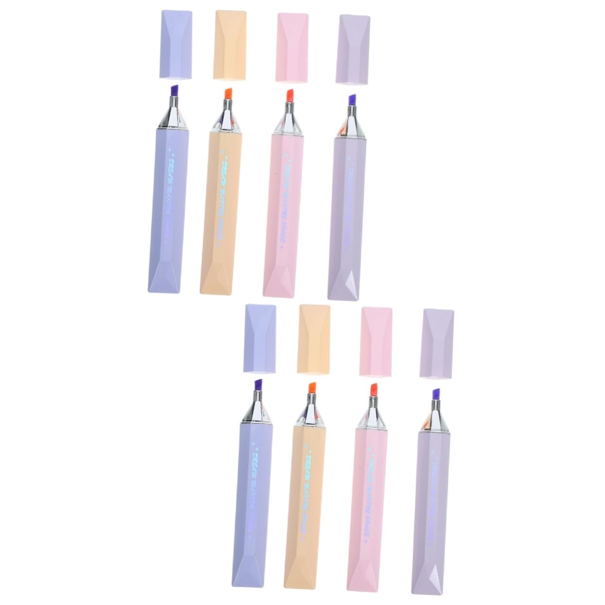 STOBOK 8pezzi Evidenziatori Colorati Per Studio e Ufficio Pennarelli Soft Tip Per Annotazioni e Marcatura Per Insegnanti e Studentessa Comodi e Facili Da Usare