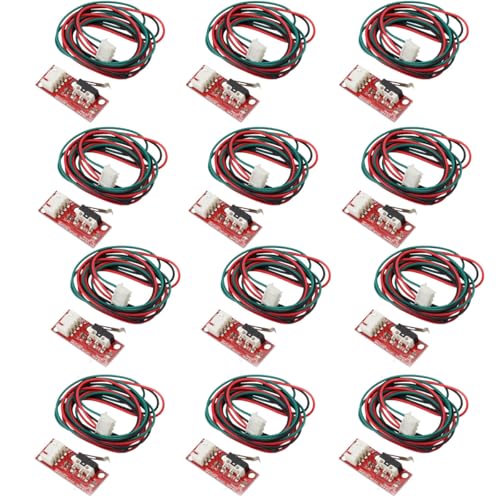 Interrupteur de fin de course mecanique imprimante 3D capteur endstop de rechange axes XYZ lot de 12