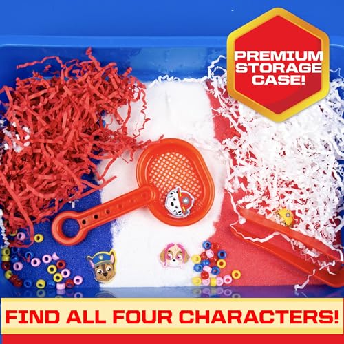 Image of Official Paw Patrol Seek & Find Sensory Bin, Ready-to-Use Sensory Toys, Sensory Bin for Kids with Lid, Play Sand, Scoops & Tongs, Sensory Toys for Toddlers 3-4