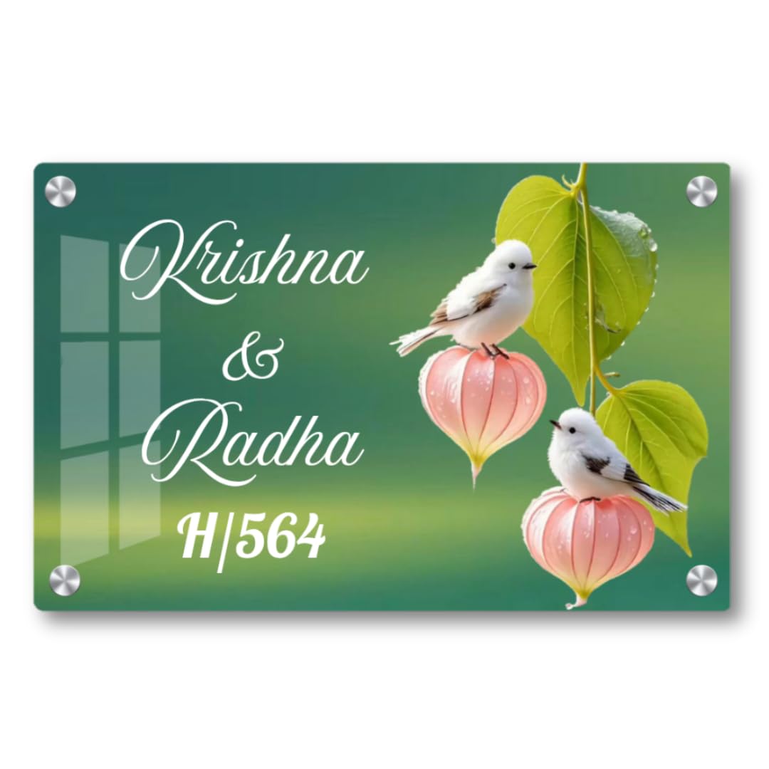 Name plate for home entrance Home name plate Door name plates Name Plate For Home Office (12/18 inch) Name plate V)-image-38