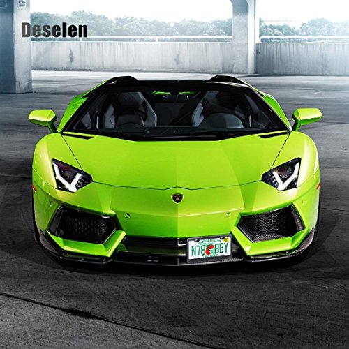 Deselen Stainless Steel License Plate Frame for Genesis with Screw Caps Cover Set, Genesis Letters，Matt Black (2 Pieces Front/Back) LP-GE02BT - Thumbnail 4