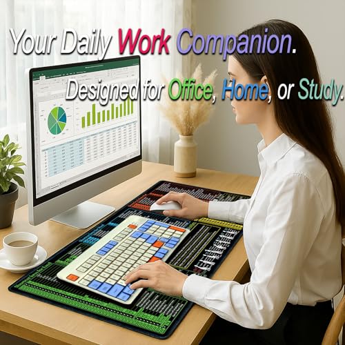 Raryine Excel/Word/Power Point/Windows Mouse pad,Non-Slip&Waterproof