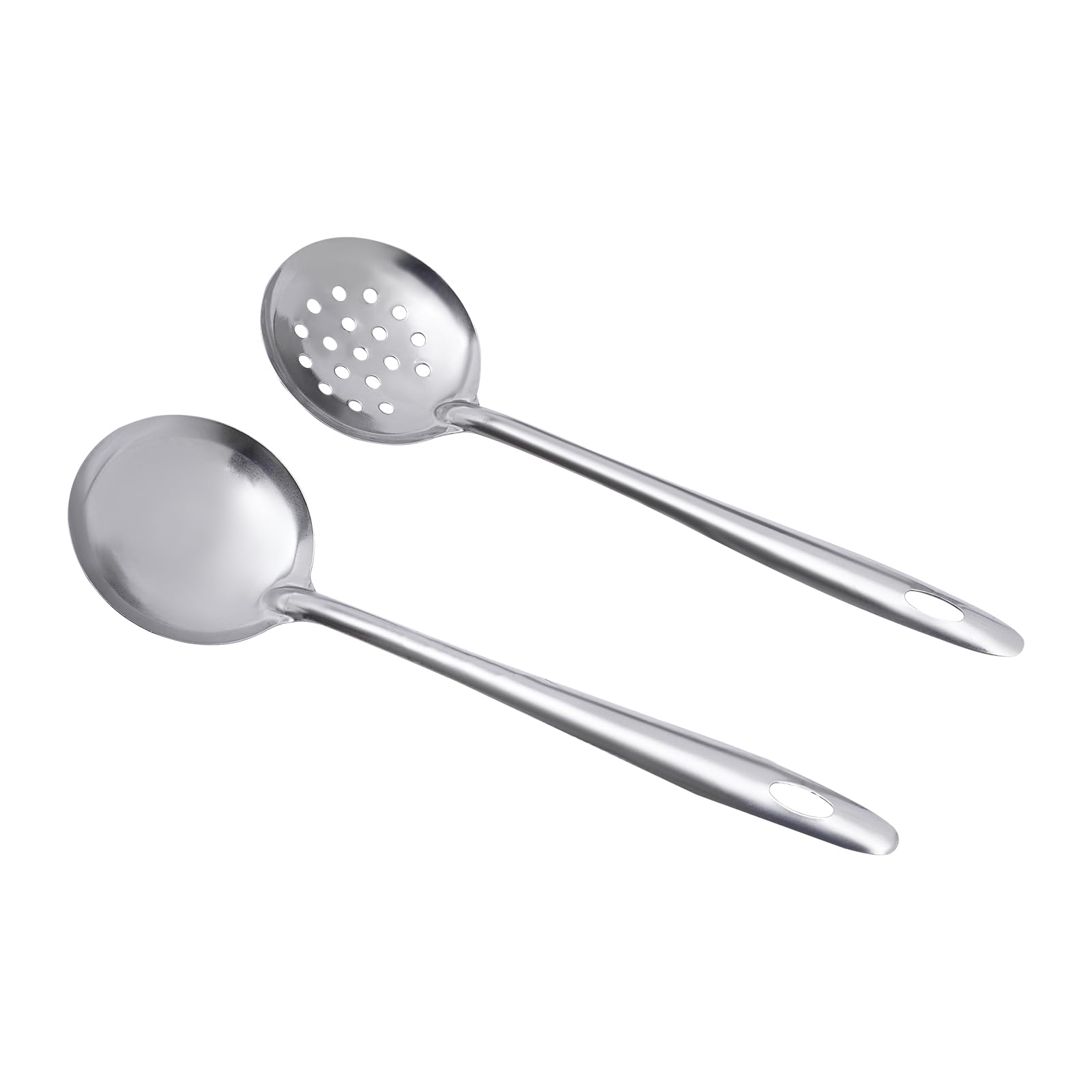 Olla para fondue de acero inoxidable con divisor y tapa, olla shabu olla de inducción, olla de inducción para cocina de gas (32 cm)