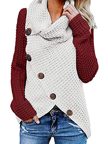 Kanlin1986 Mujer OtoñO E Invierno Blusa Regular De Manga Larga Sudadera JerséIs Mujer Abrigos Mujer Chaquetas Mujer Invierno Elegante Top OtoñO E Invierno Navidad