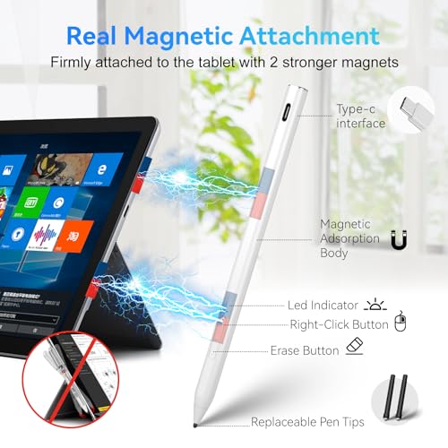 Stylet Chromebook USI 2.0 Lenovo Duet 3 IdeaPad Pen Crayon Sensible Pression 4096